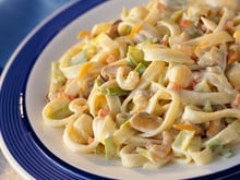 Tagliatelles aux fruits de mer faciles