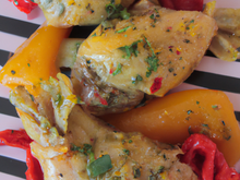 Cuisses de lapin en papillote au piment d'espelette et à la citronelle