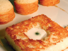 Enrubanné de langoustine royale, risotto poêlé