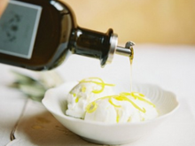 Glace citron à l'huile d'olive