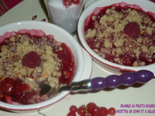 Crumble aux fruits rouges inratable