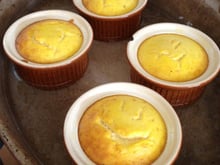 Petits flans au potiron et aux épices