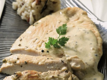 Blancs de volaille à la Crème Isigny Sainte-Mère aux truffes