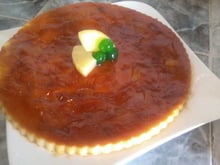 Tarte vanillée à l'ananas et poudre d'amandes