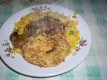 Côtes de porc aux cèpes