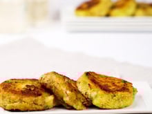 Galettes de chou-fleur à la Fourme d'Ambert