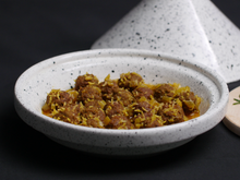 Tajine de kefta au riz et curcuma en 4 ingrédients