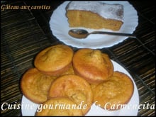 Gâteaux de carottes
