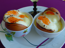 Œufs pochés au champagne