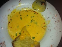 Veloute de courge au beaufort d'Alpage