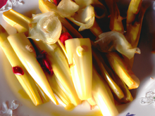 Encornets du jardin flambés à la mode du sud ouest