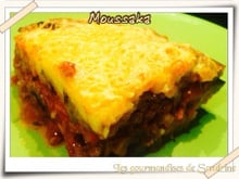 Moussaka gratinée