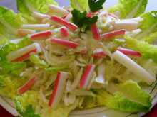Salade d'endives au surimi