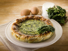 Quiches aux épinards et Chavroux