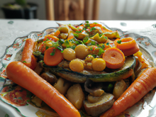Perche du nil aux petits légumes