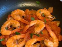 Crevettes feu d'enfer