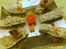 Compotée d'endives au bleu d'Auvergne et noix et au roquefort et whisky