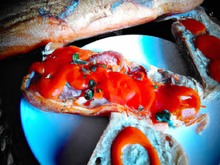 Pain de surimi et sauce tomate provençale