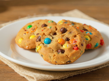 Cookies faciles aux m&m's
