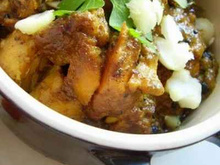 Curry de haddock aux noix de macadamia