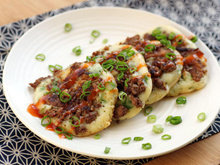 Pancakes à l'agneau