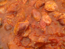 Rougail saucisse maison