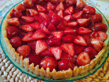 Tarte aux fraises originale