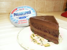 Sacher choco et philadelphia