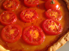 Tarte à la tomate & moutarde