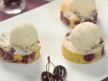 Clafoutis glacé aux cerises
