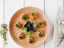 Quelles idées de recettes faciles et jolies pour l'apéro de Noël avec du foie gras ?