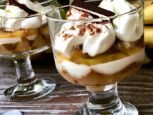 Verrine gourmande façon banoffee
