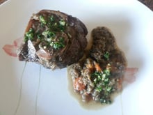 Osso bucco aux aubergines