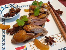 Canard mariné au miel et cinq épices