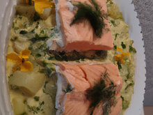 Saumon aux poireaux au thermomix