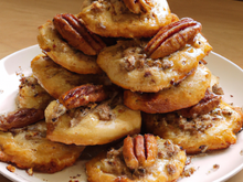 Biscuits Canelle miel Noix de pecan aux chocolat blanc