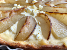 Tarte aux poires et reblochon