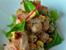 Noisettes d'agneau aux châtaignes