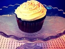 Red velvet cupcake maison