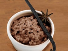 Riz au lait au chocolat pour petits et grands