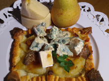Brick au roquefort et poire