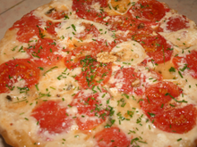 Tarte tatin de tomates et chèvre