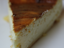 Tarte au fromage blanc et à la confiture de mirabelle