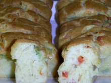 Mini cake aux deux poivrons