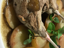 Râble de lapin aux poires