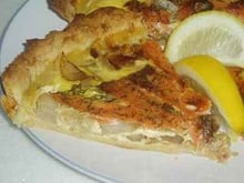 Tarte au saumon et endives