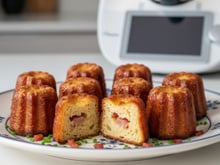 Cannelés salés aux lardons au thermomix