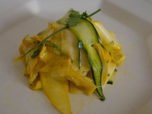 Salade de courgettes crues