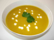 Velouté de courge à la pomme
