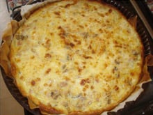 Quiche au Thon et Champignons